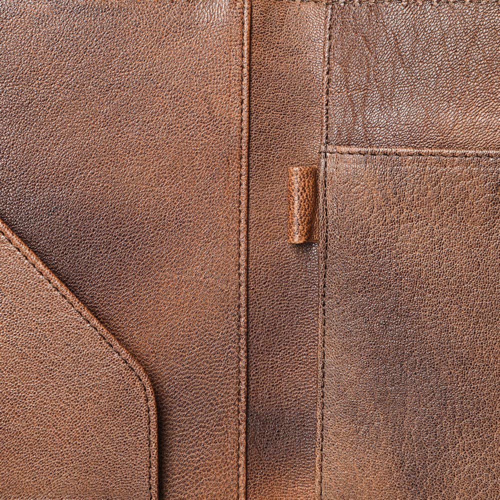 LC-ADBG1040 Crocodile Embossed Leather Portfolio with Hand Tooled Floral Accents-Eleanor Western Edition