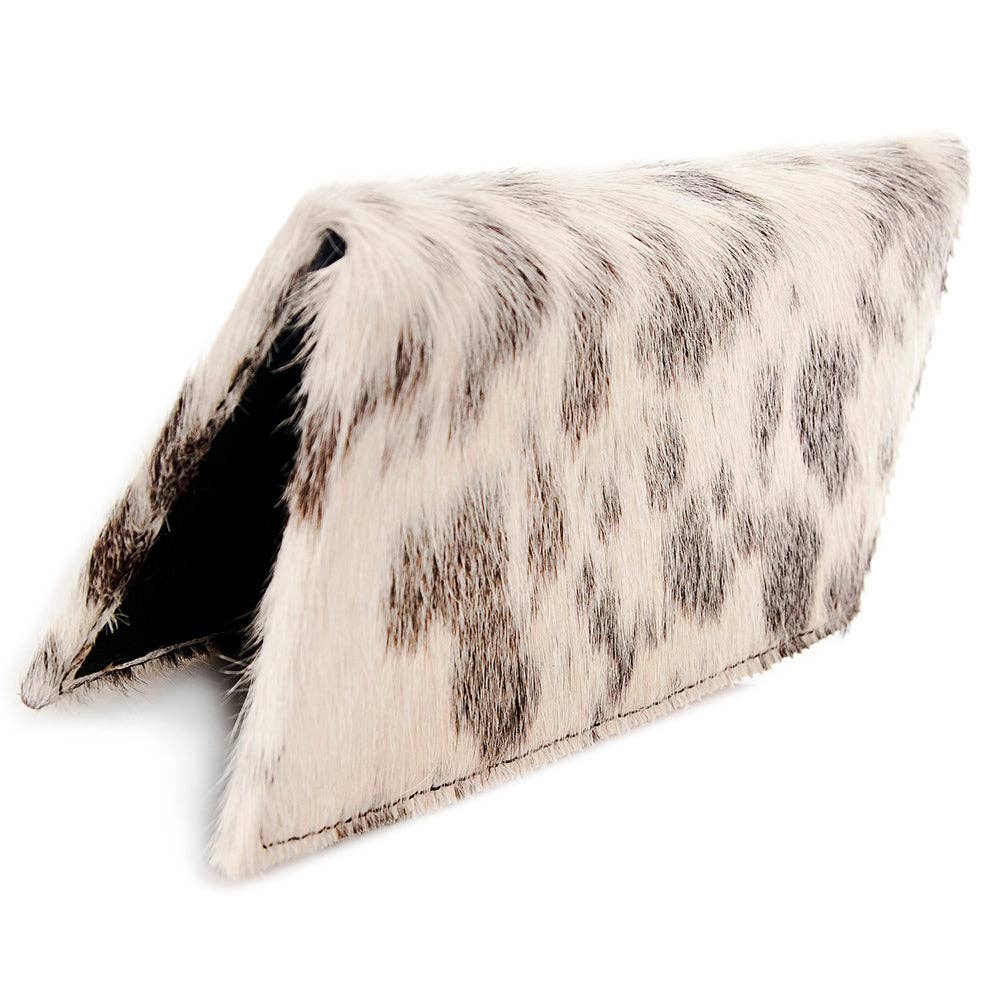 LC-ADBG258 Exotic Hair-On Hide Leather Wallet -Western Style