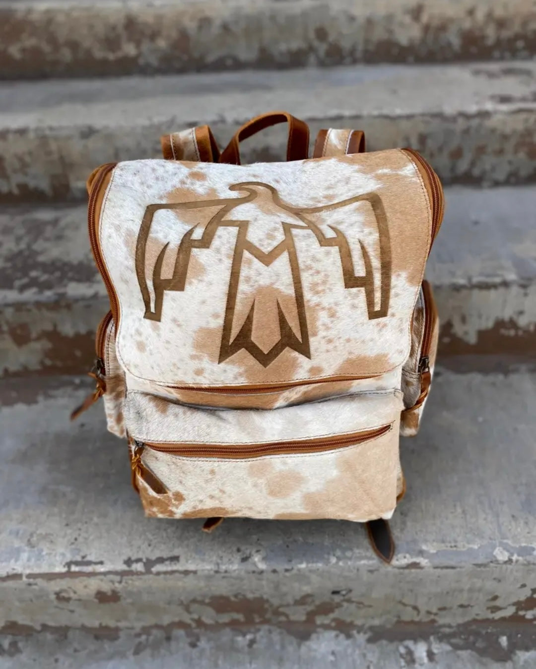 Thunderbird Leather & Cowhide Backpack