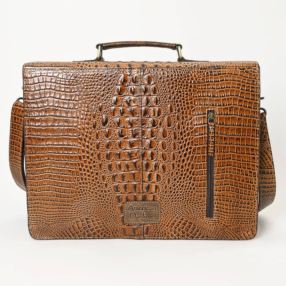 LC-ADBG1430  Briefcase Genuine Western Leather Women Bag
