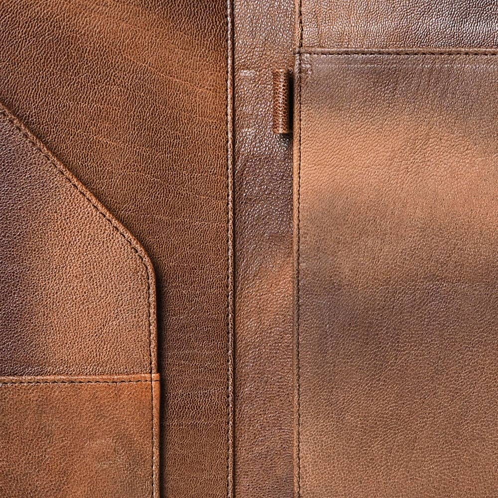 LC-ADBG1040 Crocodile Embossed Leather Portfolio-Annie Western Cowhide Folio by American Darling