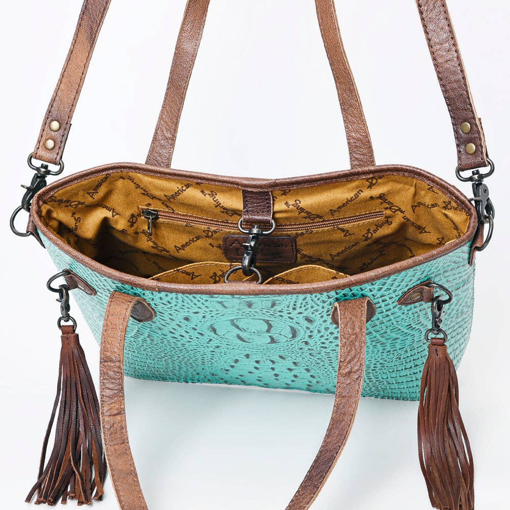 LC-ADBG974 Tote Genuine Western Leather Women Bag