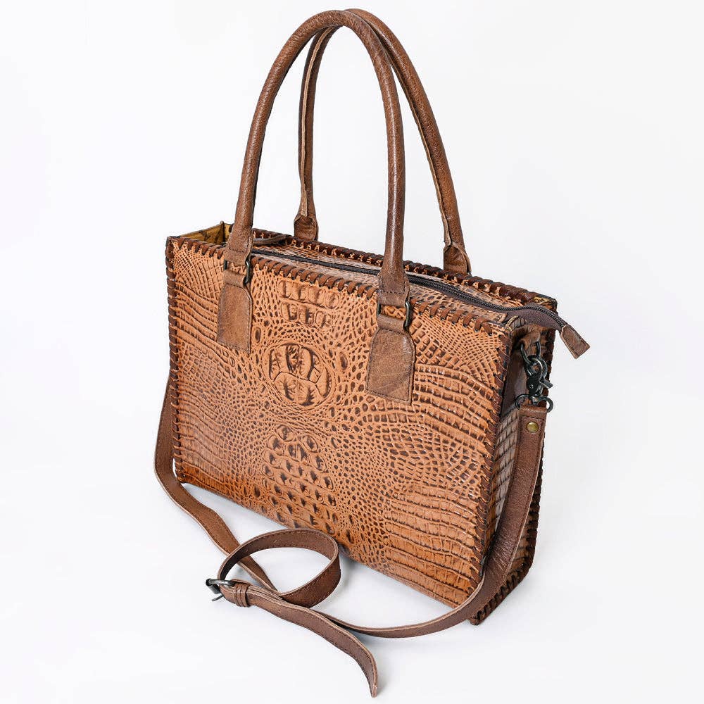 LC-ADBG1026 Tote Genuine Western Leather Women Bag