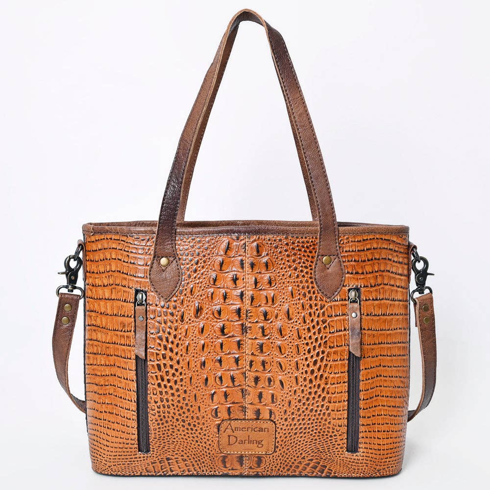 LC-ADBG974 Tote Genuine Western Leather Women Bag