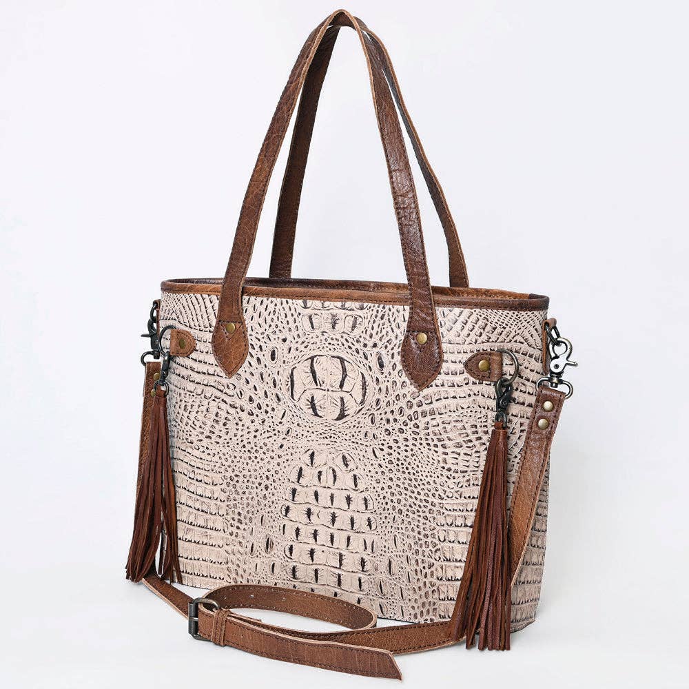 LC-ADBG974 Tote Genuine Western Leather Women Bag