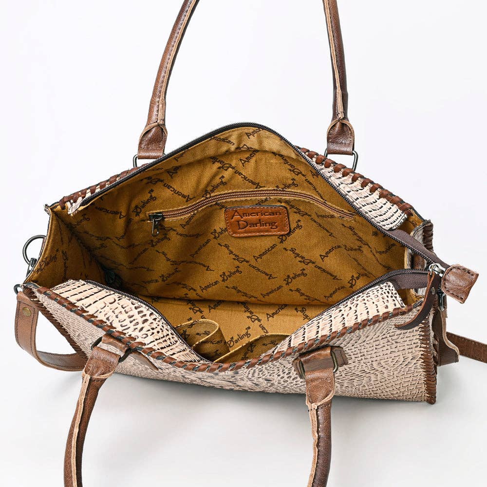LC-ADBG1026 Tote Genuine Western Leather Women Bag