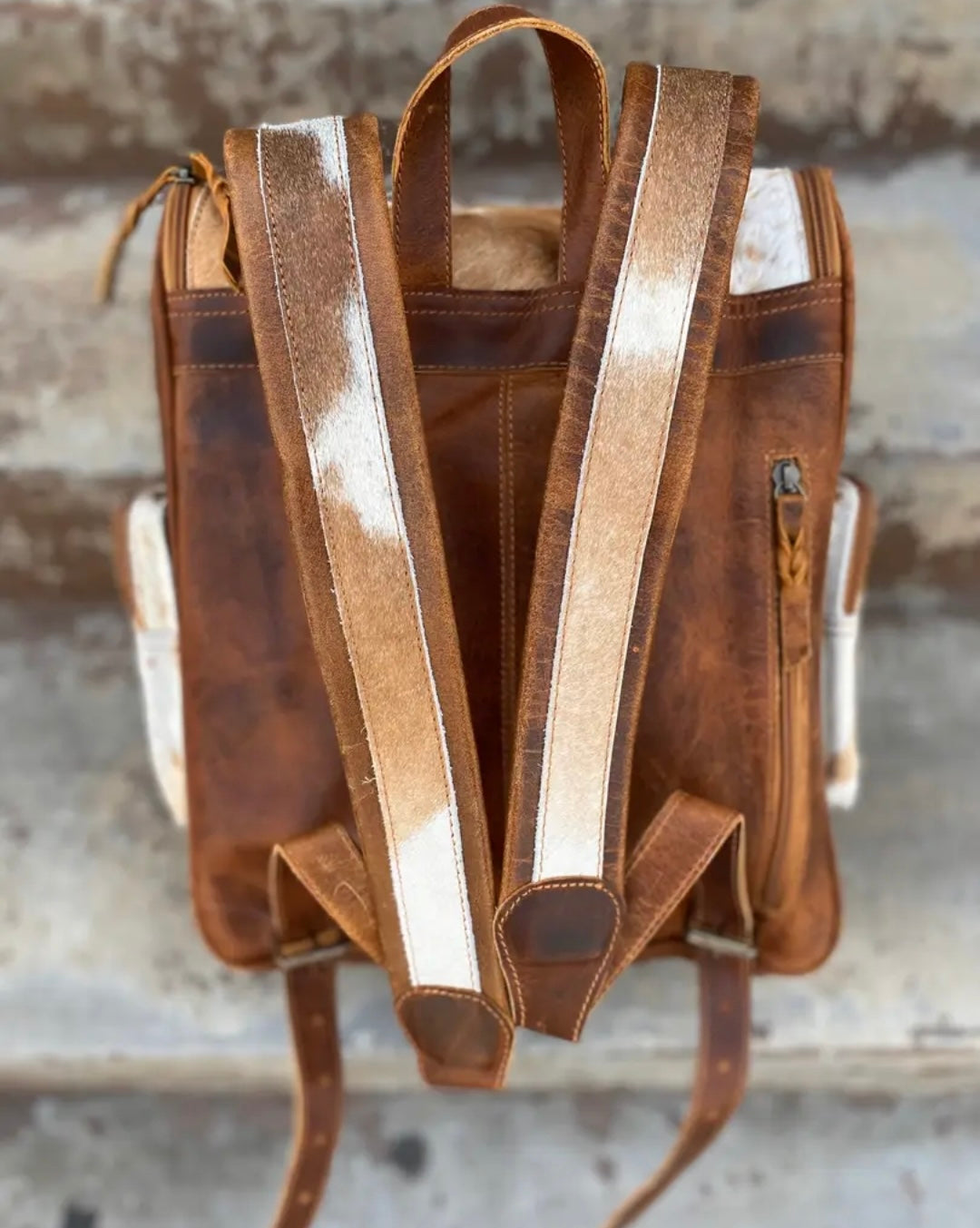 Thunderbird Leather & Cowhide Backpack
