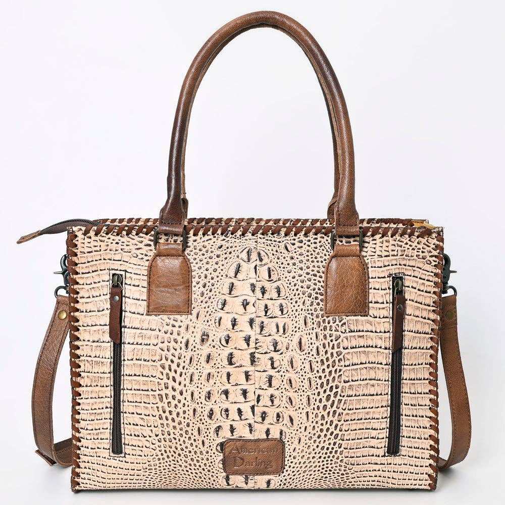 LC-ADBG1026 Tote Genuine Western Leather Women Bag