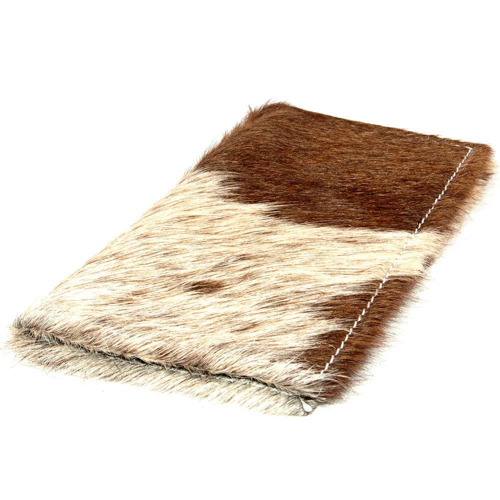 LC-ADBG258 Exotic Hair-On Hide Leather Wallet -Western Style