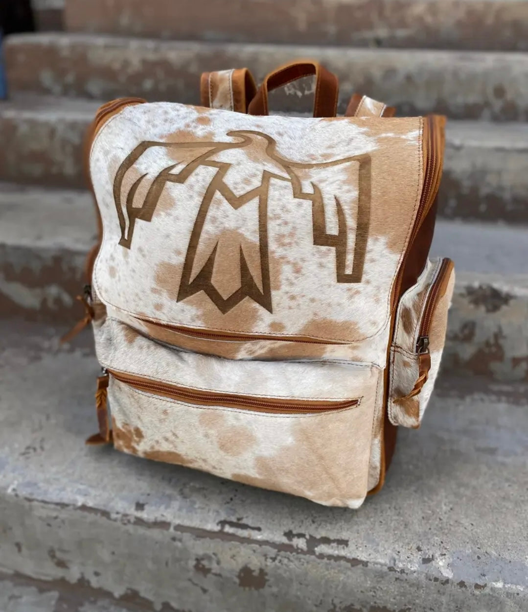 Thunderbird Leather & Cowhide Backpack