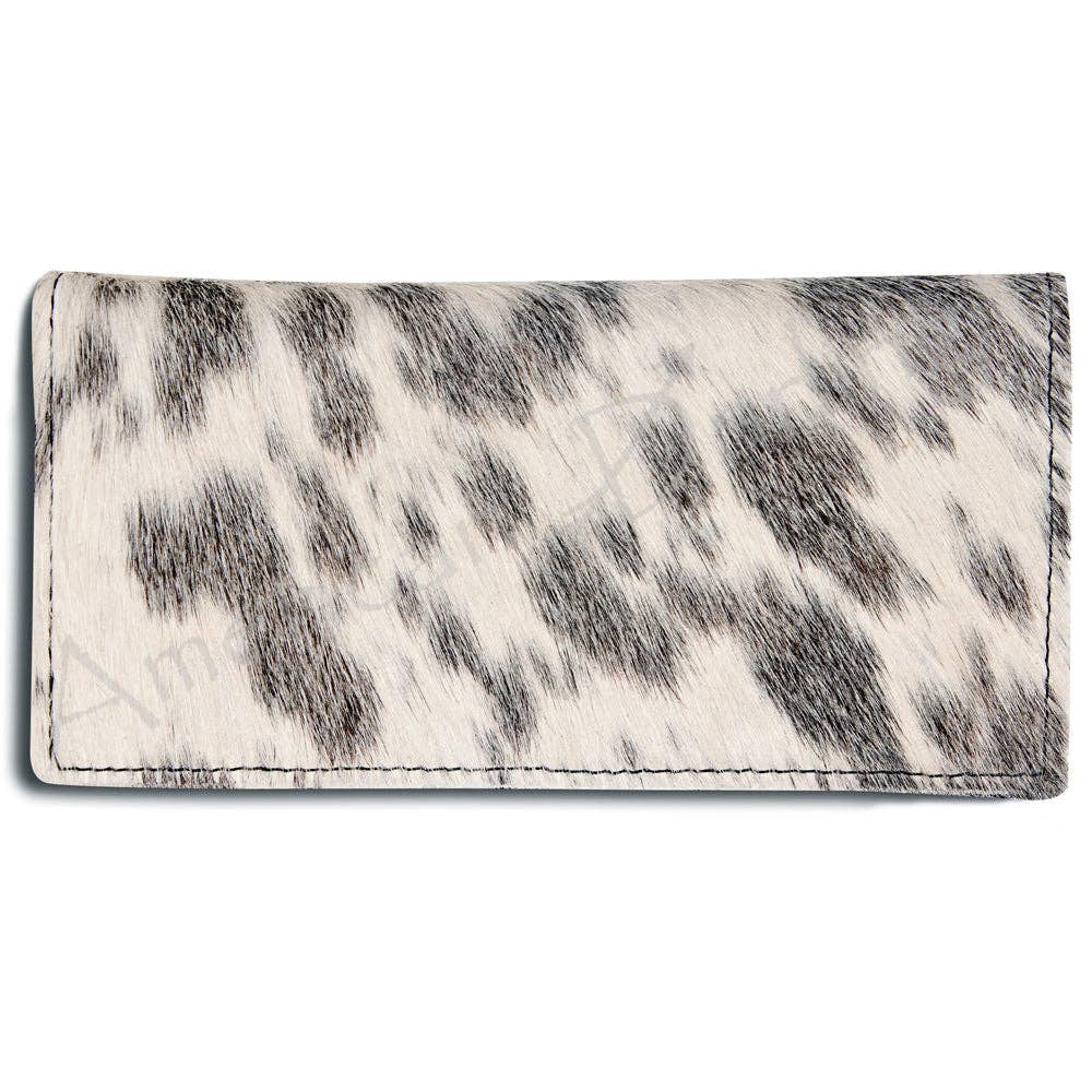 LC-ADBG258 Exotic Hair-On Hide Leather Wallet -Western Style