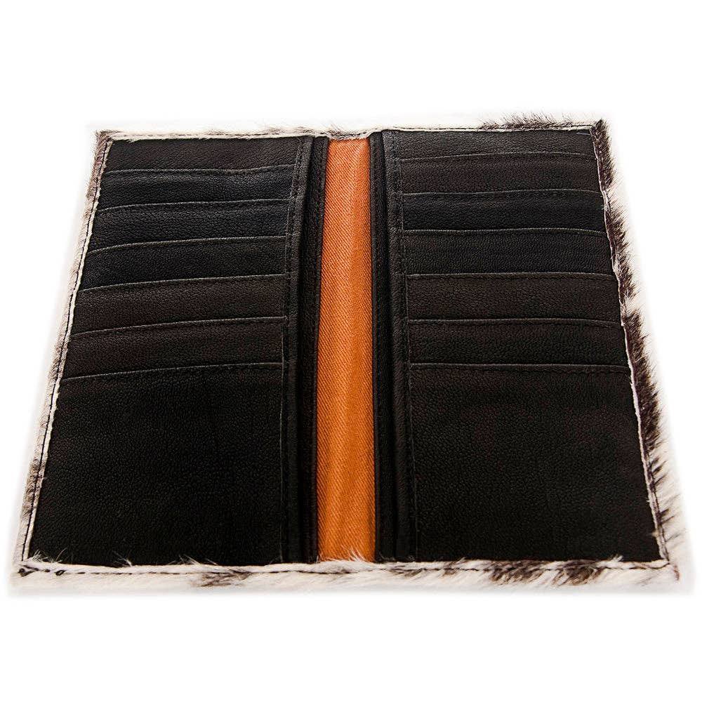 LC-ADBG258 Exotic Hair-On Hide Leather Wallet -Western Style