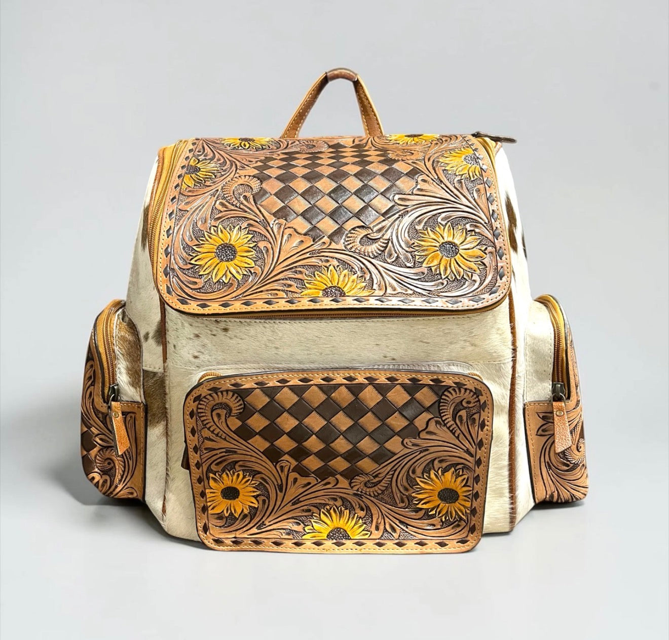 Tooled & Hide Backpack