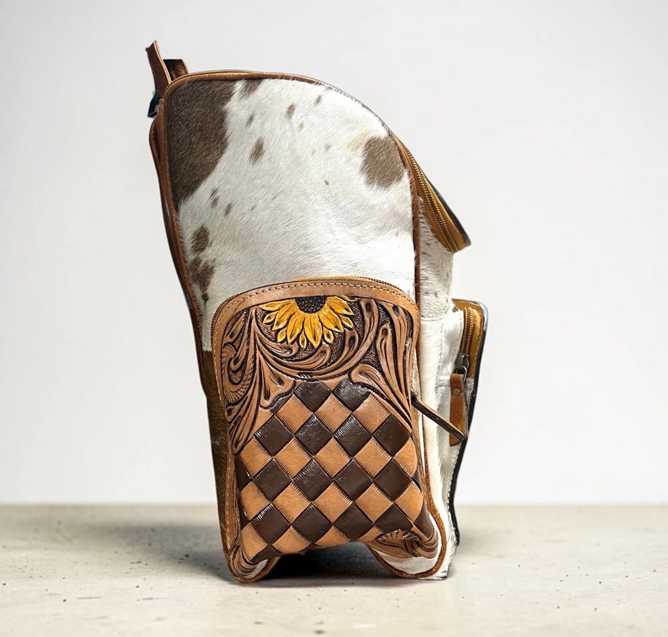 Tooled & Hide Backpack