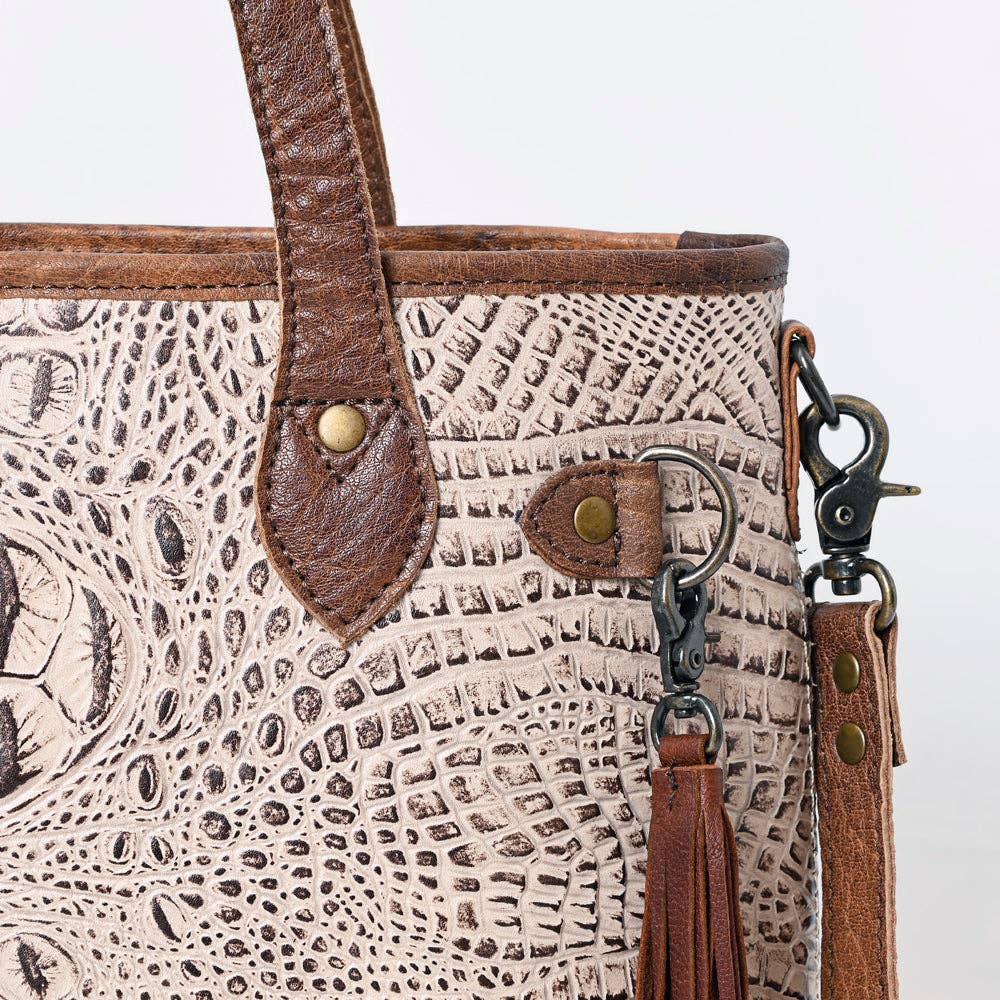 LC-ADBG974 Tote Genuine Western Leather Women Bag