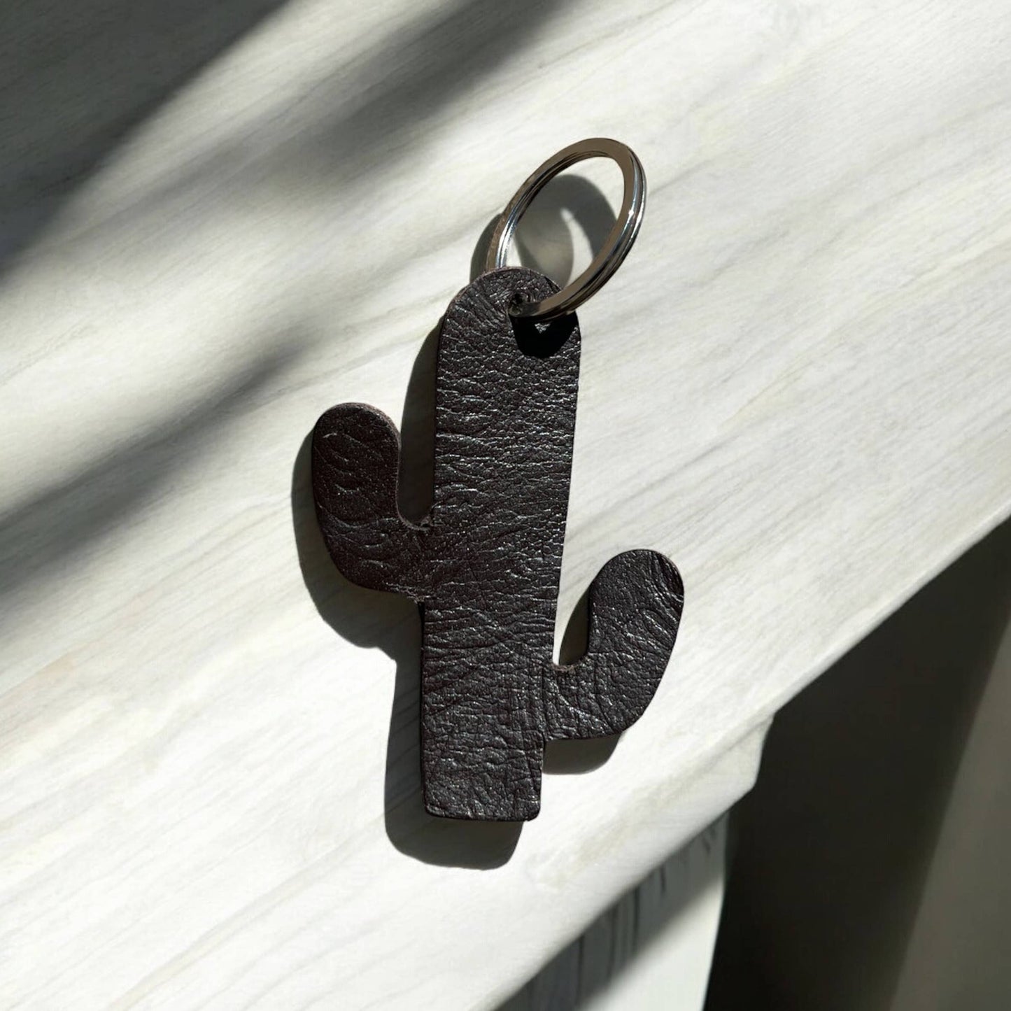 Chocolate cactus keychain 
